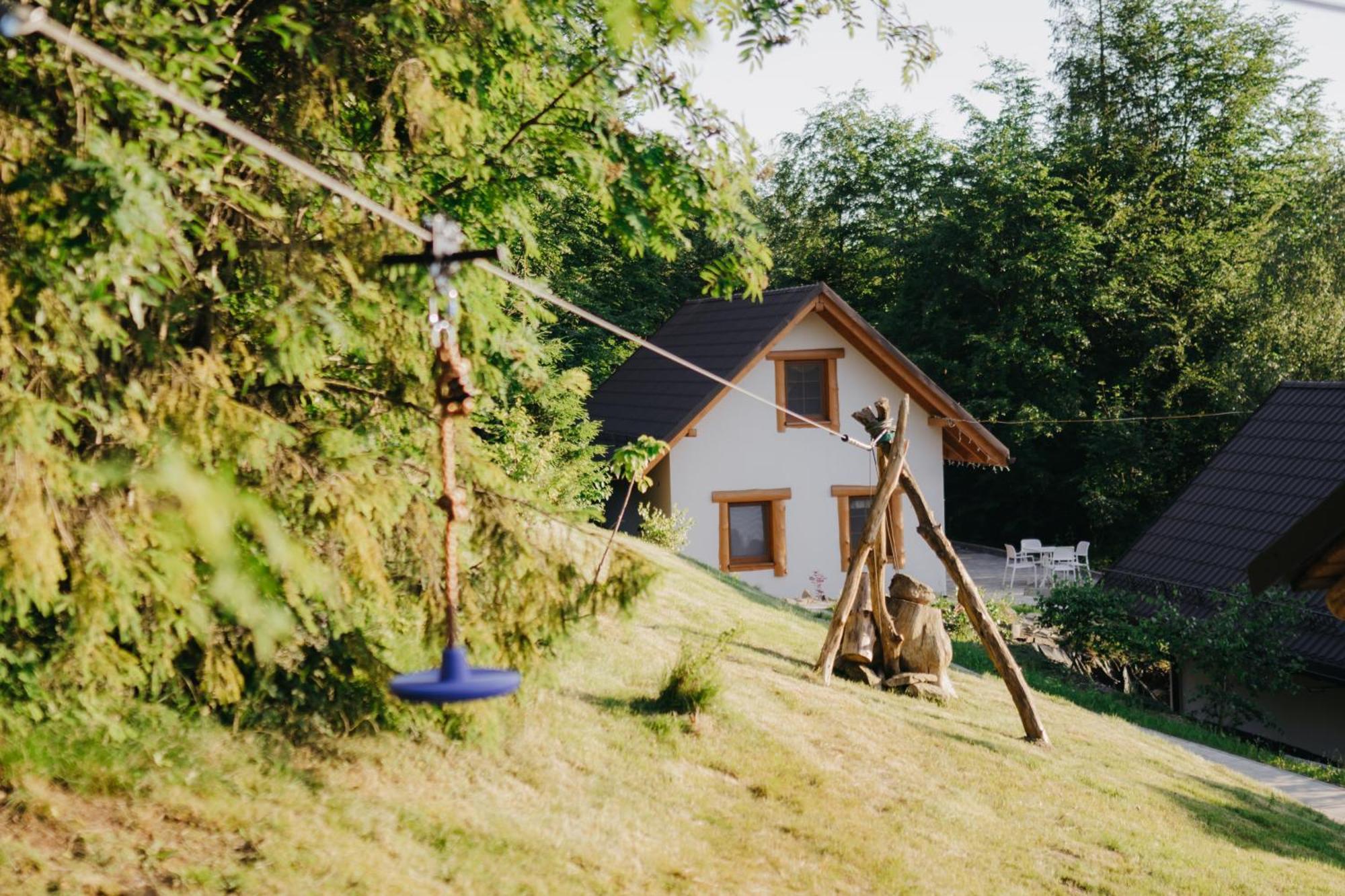Domki - Zajazd Zielenska Polana Weichsel Exterior foto