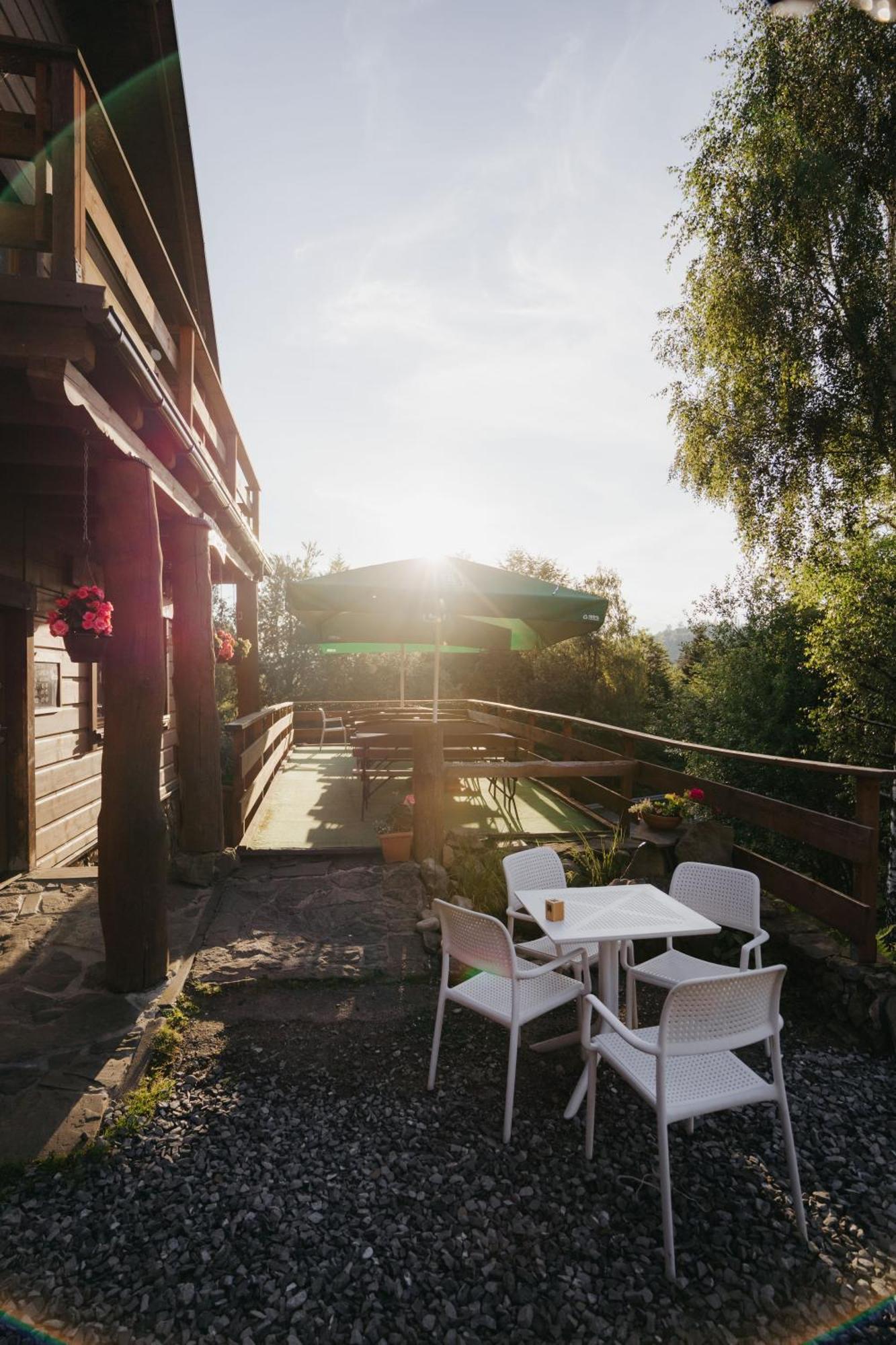 Domki - Zajazd Zielenska Polana Weichsel Exterior foto